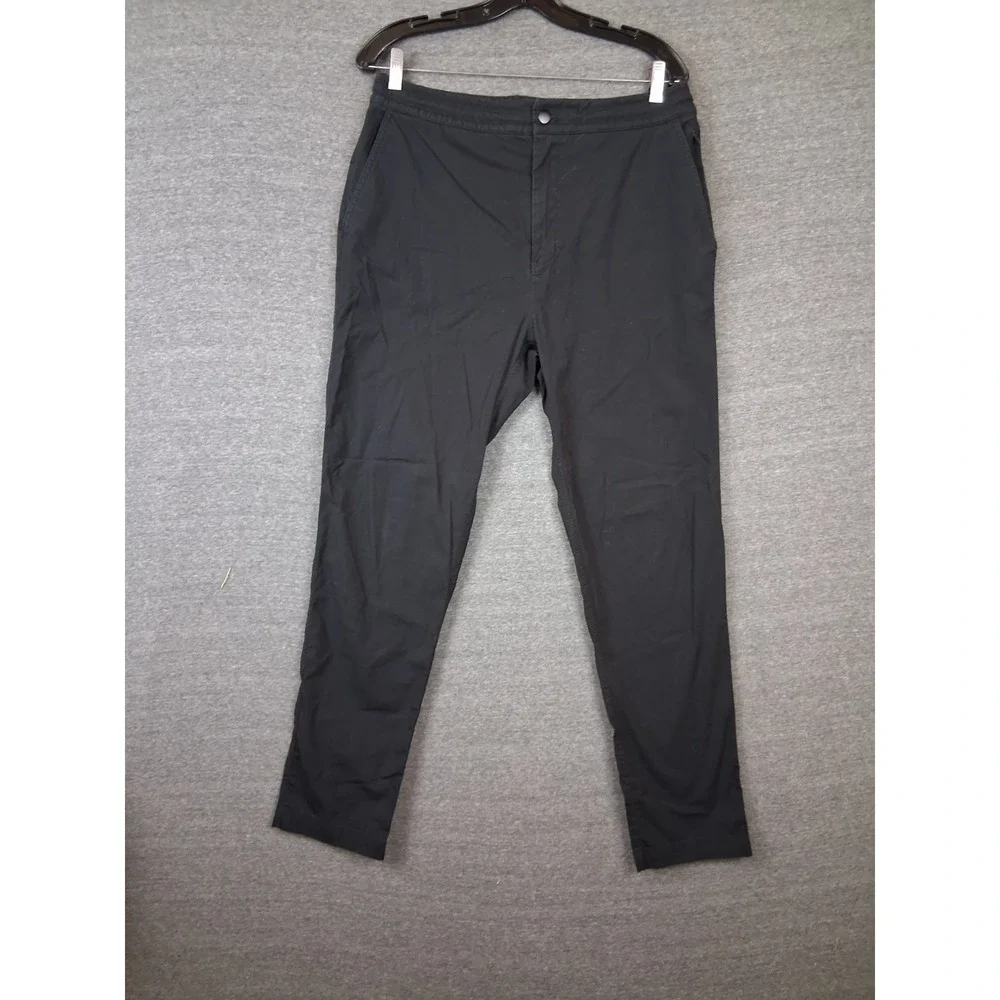 Lululemon Mens Pants 31 Black Commission Athleisure Gorpcore Tech Minimalist